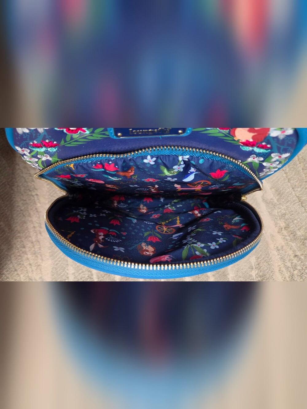 Loungefly Disney Sleeping Beauty Floral Mini Backpack - Picture 8 of 12